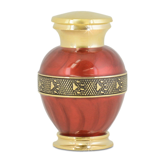 Hold Me Tight Brass Pet Urn